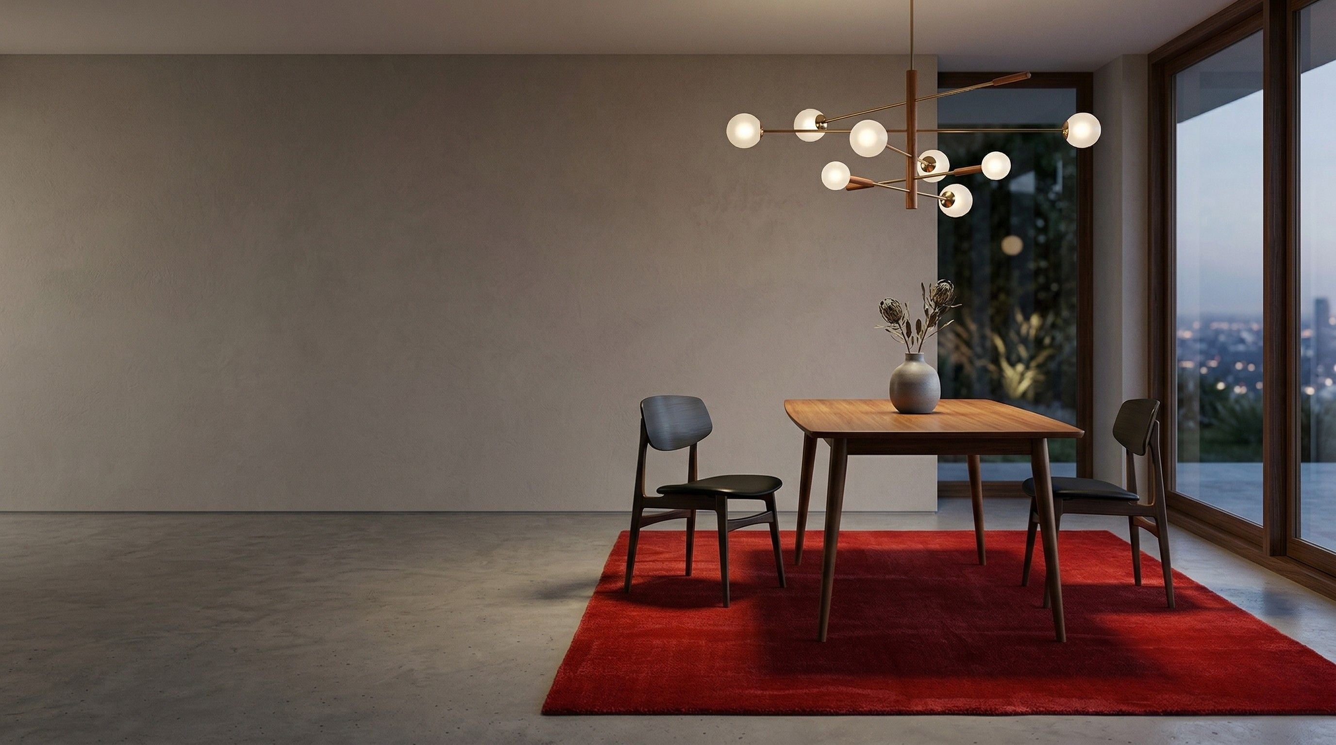 Karpet24 — kleurrijk tapijt in de eetkamer