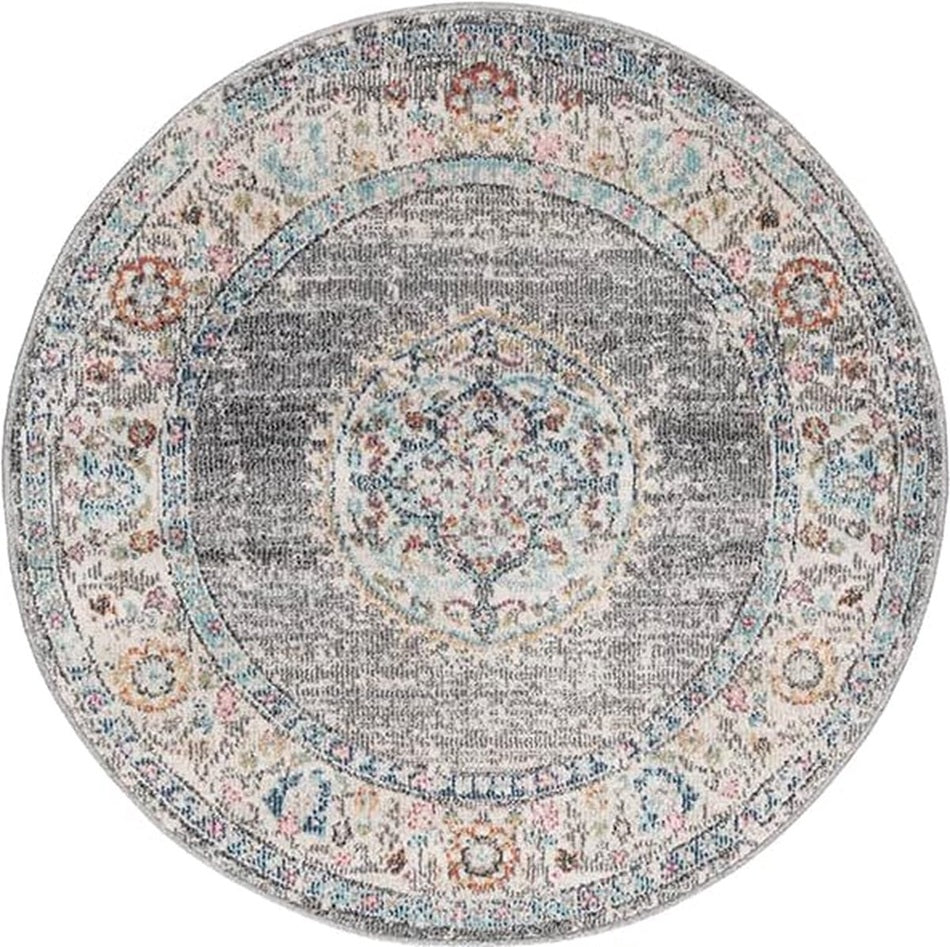 Karpet24 Salsa – Vintage Vloerkleed Grijs, Weerbestendig & UV-bestendig voor Binnen & Buiten