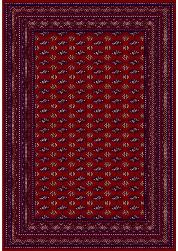 Vloerkleed Dubai Deluxe – Traditioneel Oosters Vloerkleed Bordeaux Rood