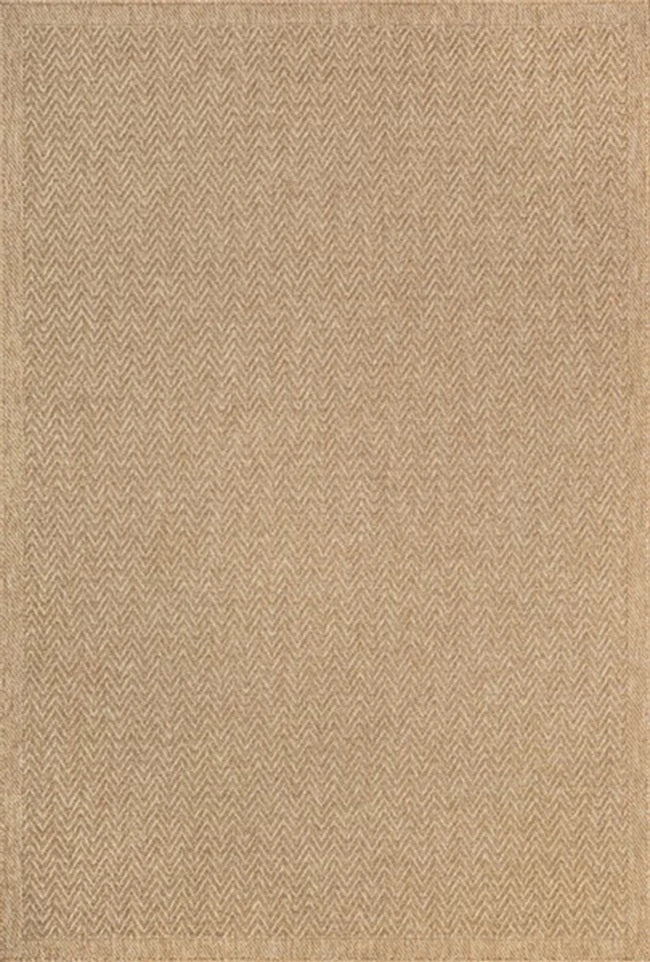 Buitentapijt met Jute Look – Nature – Gevlochten Design – Weerbestendig & Stijlvol - Vooraanzicht