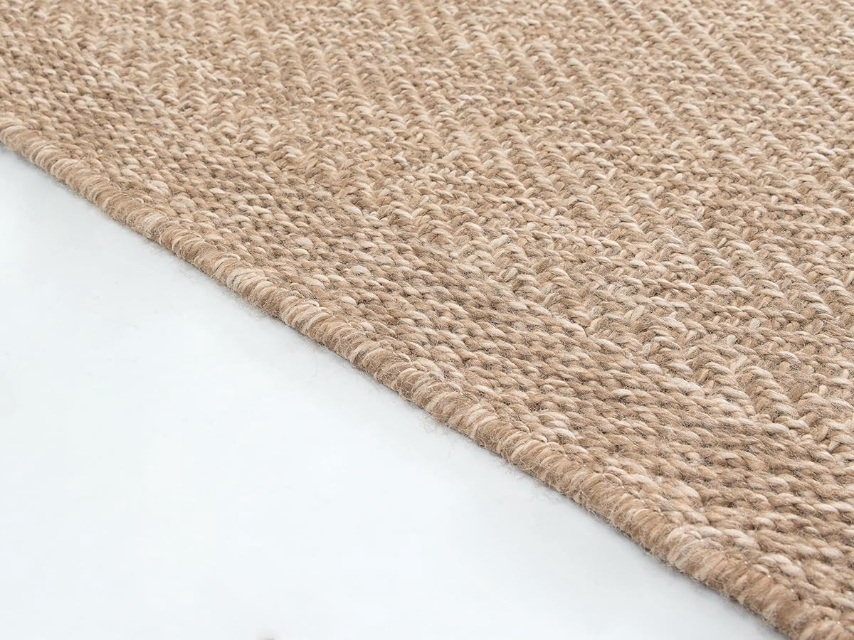 Buitentapijt met Jute Look – Nature – Gevlochten Design – Weerbestendig & Stijlvol — bovenaanzicht