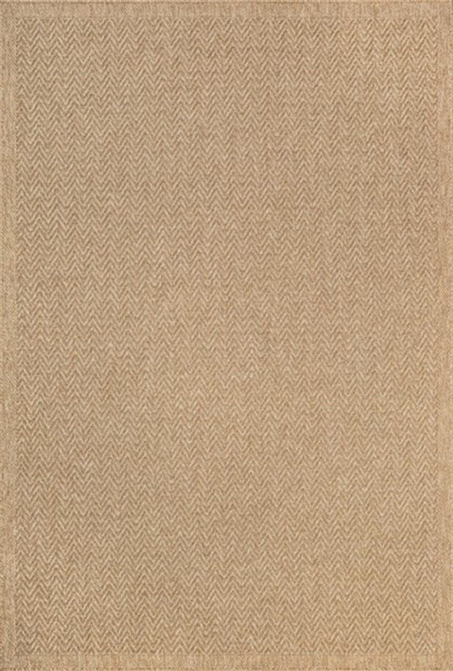 Buitentapijt met Jute Look – Nature – Gevlochten Design – Weerbestendig & Stijlvol — hoekdetail