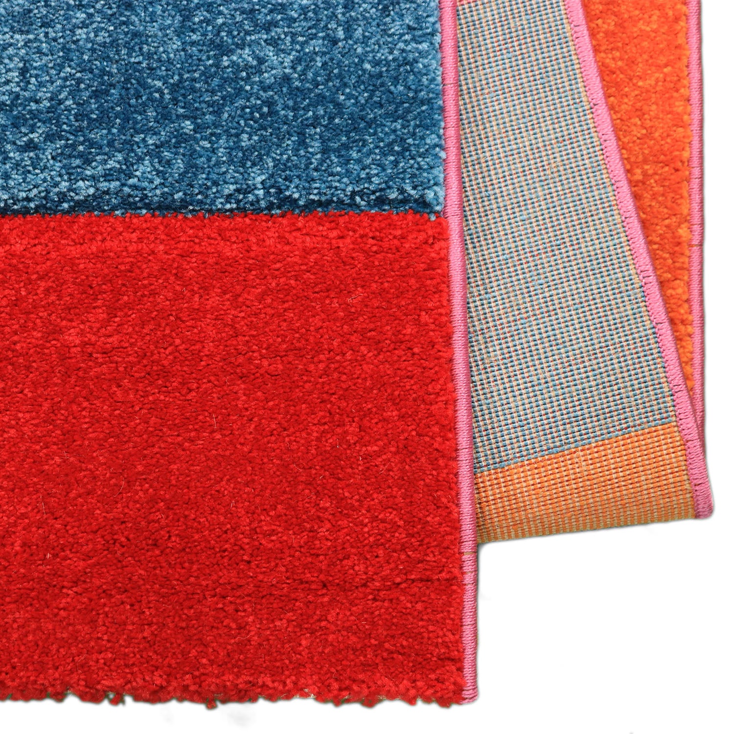Kindervloerkleed Color Blocks – Modern Speelkleed met Kleurrijk Blokkenpatroon