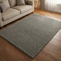 Hoogpolig Vloerkleed Shaggy Deluxe - Zilver