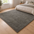 Hoogpolig vloerkleed shaggy Plus 959 5cm hoogte - grijs gemêleerd