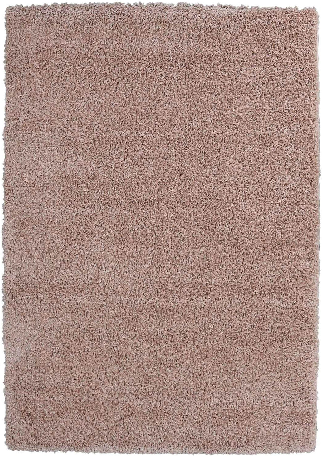 Hoogpolig Vloerkleed Shaggy Ritual – Hoogpolig & Comfortabel – Roze - Vooraanzicht