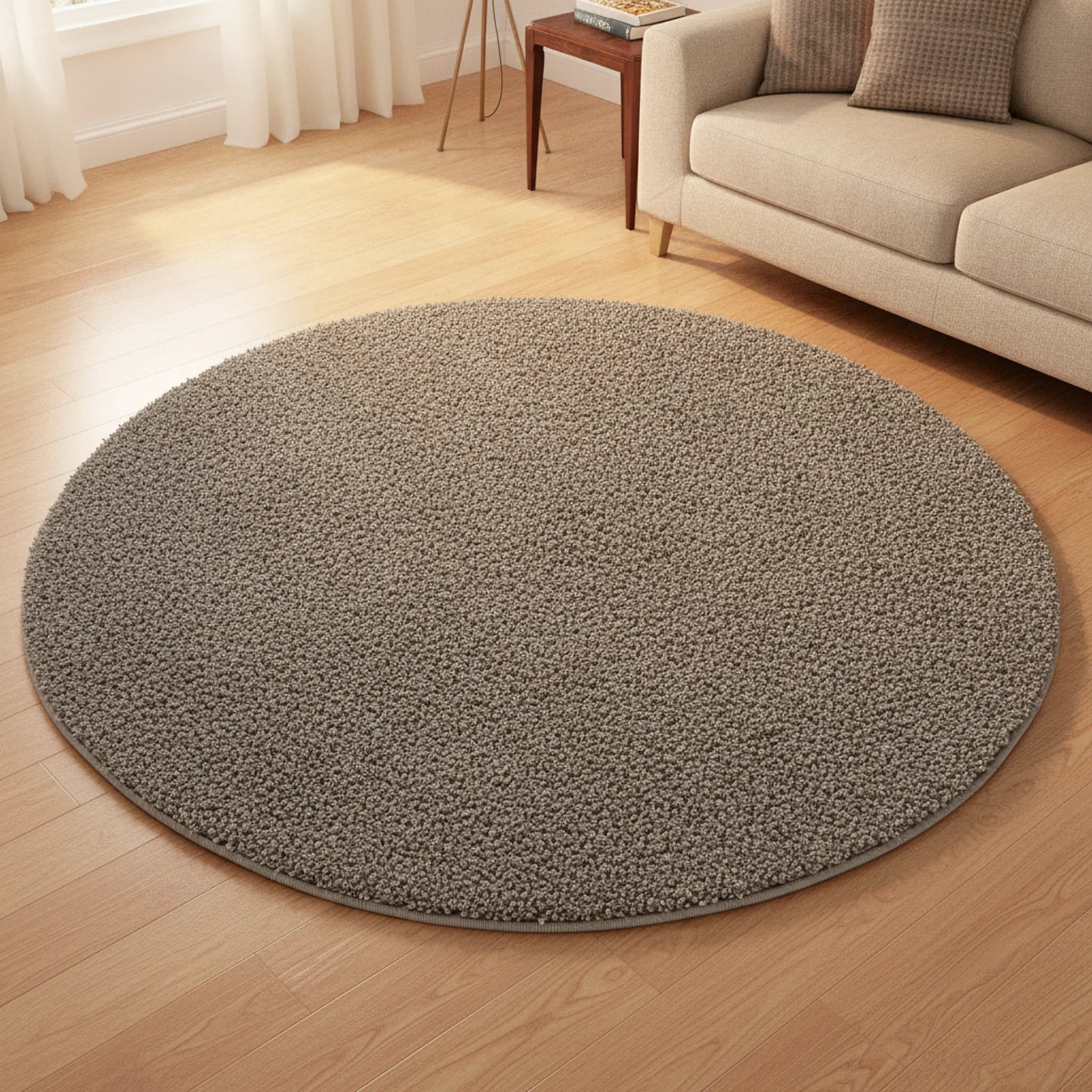 Hoogpolig Vloerkleed Shaggy Ritual – Zacht & Comfortabel – Grijs - Sfeerbeeld
