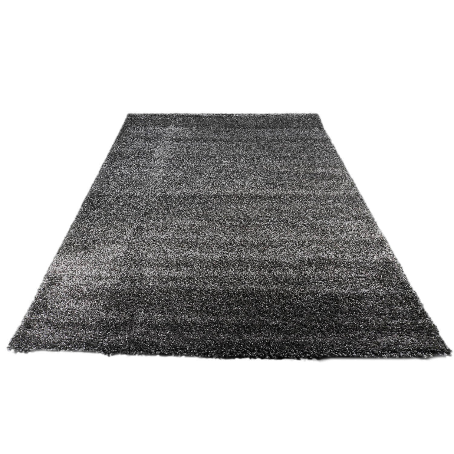 Hoogpolig Vloerkleed Shaggy Ritual – Hoogpolig & Comfortabel – Antraciet — sfeerbeeld in interieur