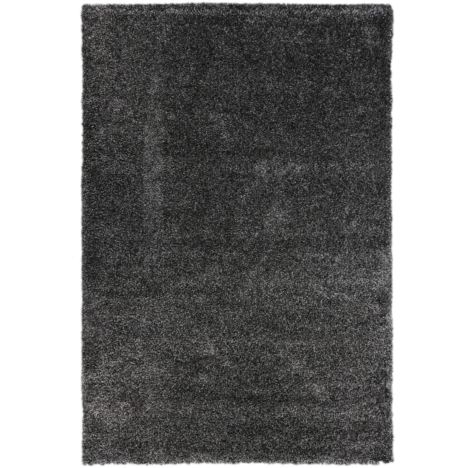 Hoogpolig Vloerkleed Shaggy Ritual – Hoogpolig & Comfortabel – Antraciet — bovenaanzicht