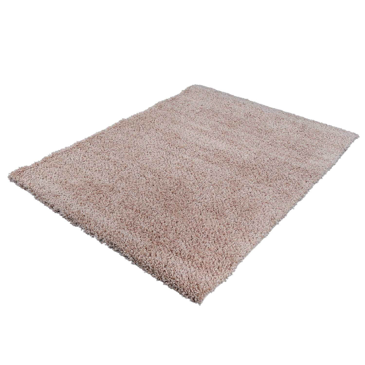 Hoogpolig Vloerkleed Shaggy Ritual – Hoogpolig & Comfortabel – Roze — sfeerbeeld in interieur