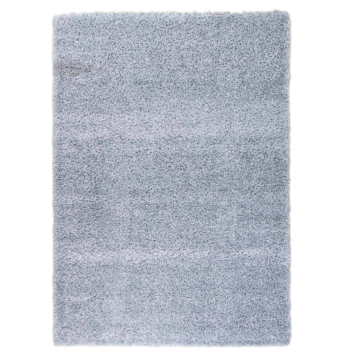 Hoogpolig Vloerkleed Shaggy Ritual – Hoogpolig & Comfortabel – Turquoise — hoek
