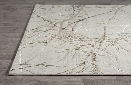 Vloerkleed Creation Crème – Laagpolig met Zachte Glans – detailopname van het dessin
