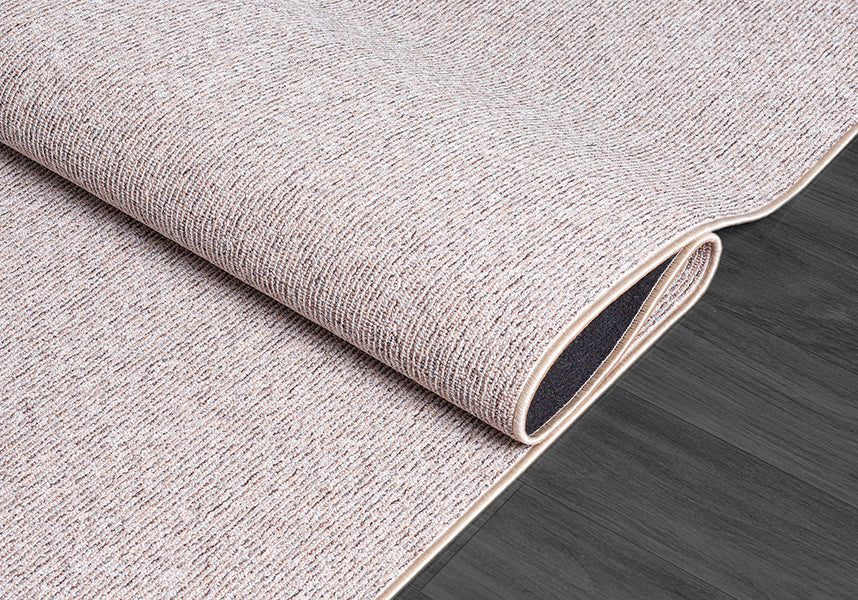 Vloerkleed Mix Art Beige – Abstracte Vlakken in Zachte Zandtinten – detail van de pool