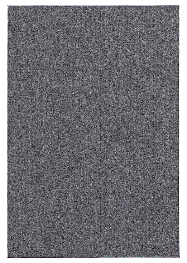 Vloerkleed Mix Art Antraciet – Grafisch Abstract Patroon in Donkergrijs – bovenaanzicht