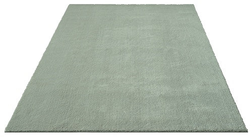 Vloerkleed Loft Washable Groen – Wasbaar Vloerkleed in Frisse Groentint – close-up van de rand en de afwerking