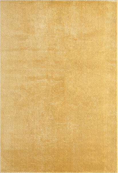 Vloerkleed Loft Washable Goud – Wasbaar Vloerkleed in Warme Goudtint – bovenaanzicht van het volledige kleed