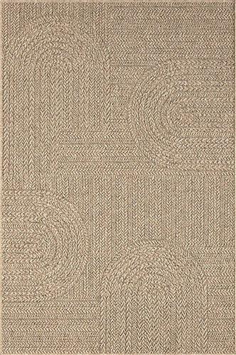 Vloerkleed Kenzy 5006 Naturel – Grote Maten tot 300x400 cm – bovenaanzicht