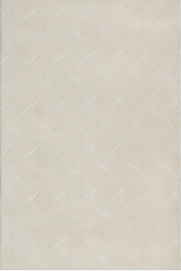 Vloerkleed Stilo 392 Crème – Geweven pool van 8 mm – bovenaanzicht