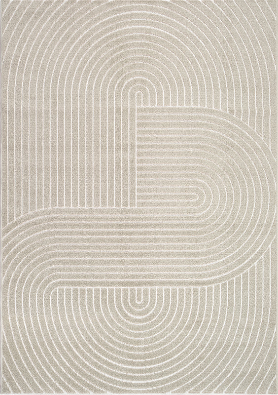 Vloerkleed Tenerife Plus 54221 Beige – Laagpolig Weefsel van 5 mm – bovenaanzicht