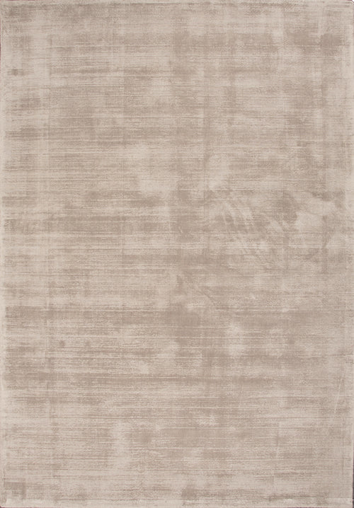 Vloerkleed Arte Lichtbeige – Viscose pool met warme uitstraling – bovenaanzicht