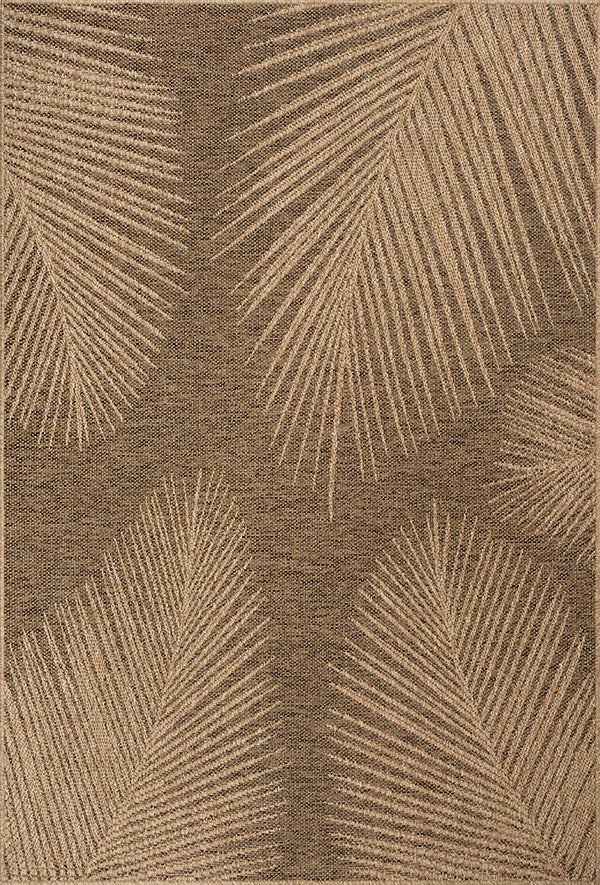 Vloerkleed Kenzy 5028 Naturel – Van Loper tot 240x340 cm – bovenaanzicht