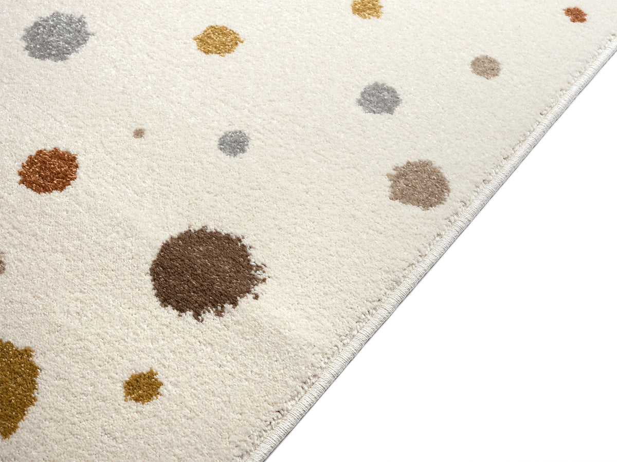 Vloerkleed Sound 40267 Crème – lichte tint met stevige juterug – hoek met de juterug
