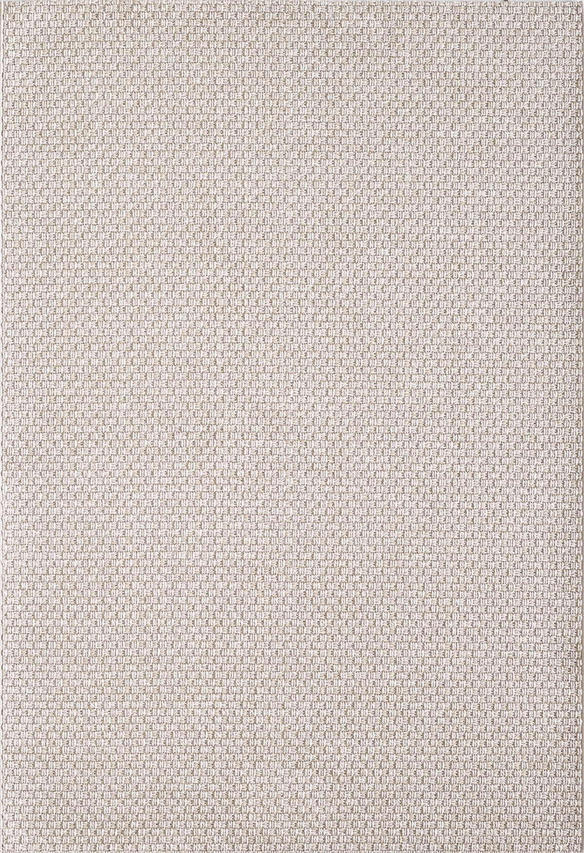 Vloerkleed Helsinki Beige – Fijn Geweven Vloerkleed in Zeven Maten – bovenaanzicht van het hele kleed