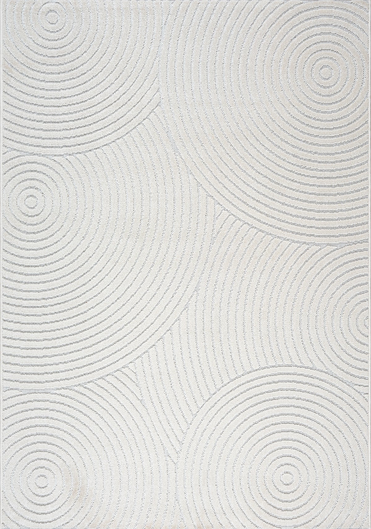 Vloerkleed Tenerife Plus 54222 Crème – Vlak Geweven Polypropyleen – bovenaanzicht