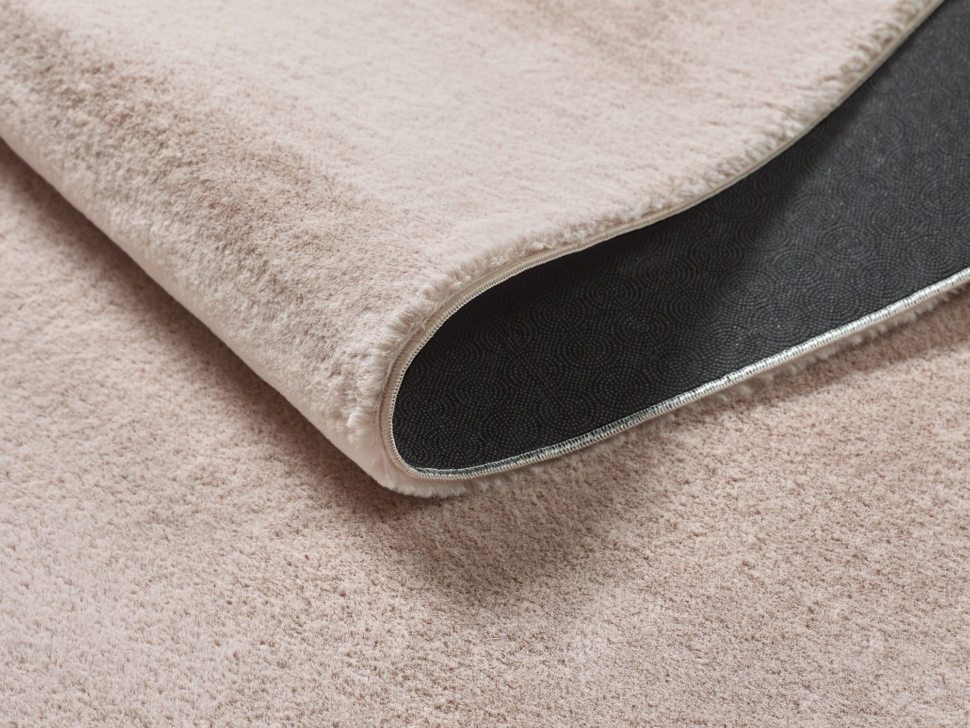 Vloerkleed Cozy Roze – Zacht laagpolig kleed voor de slaapkamer – detail van de pool