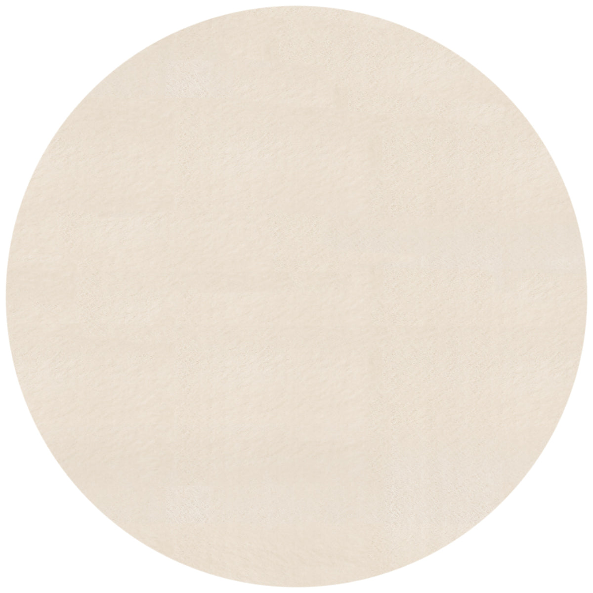 Vloerkleed Cozy Beige – Laagpolig geweven kleed voor woonkamer en hal – opgerolde hoek op een houten vloer
