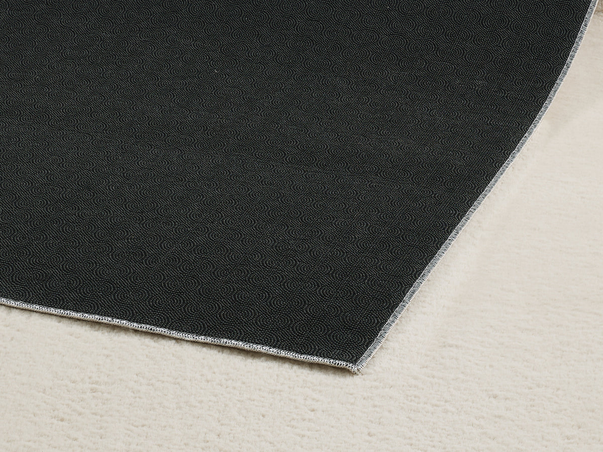 Vloerkleed Cozy Beige – Laagpolig geweven kleed voor woonkamer en hal – detail van de pool