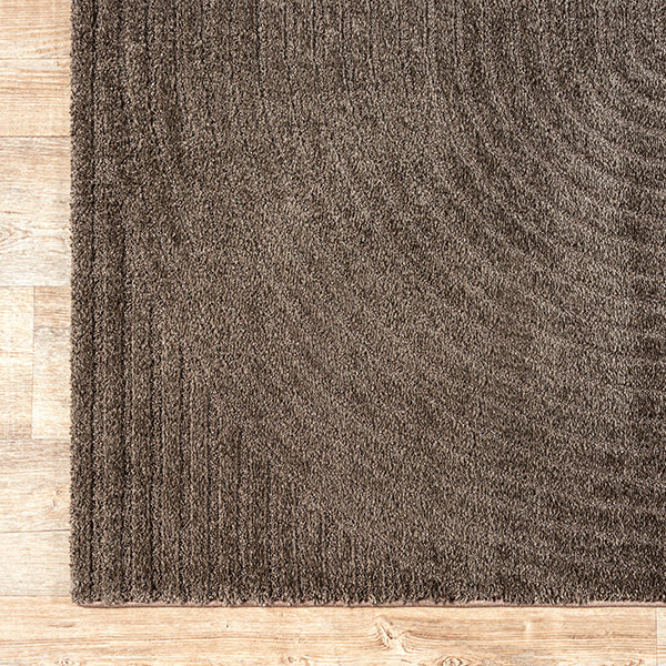 Vloerkleed Elio 2251 Bruin – Warm laagpolig geweven vloerkleed – detail van de bruine pool