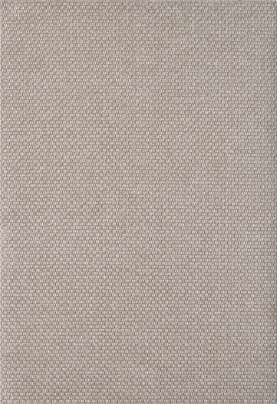 Vloerkleed Helsinki Taupe – Strak Vlakweefsel voor Hal en Eetkamer – bovenaanzicht op een lichte vloer