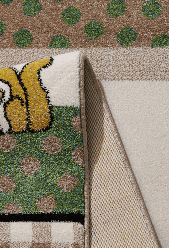 Vloerkleed Diamond Kids Crème – Zacht Speelkleed voor de Kinderkamer – sfeerimpressie in de kinderkamer