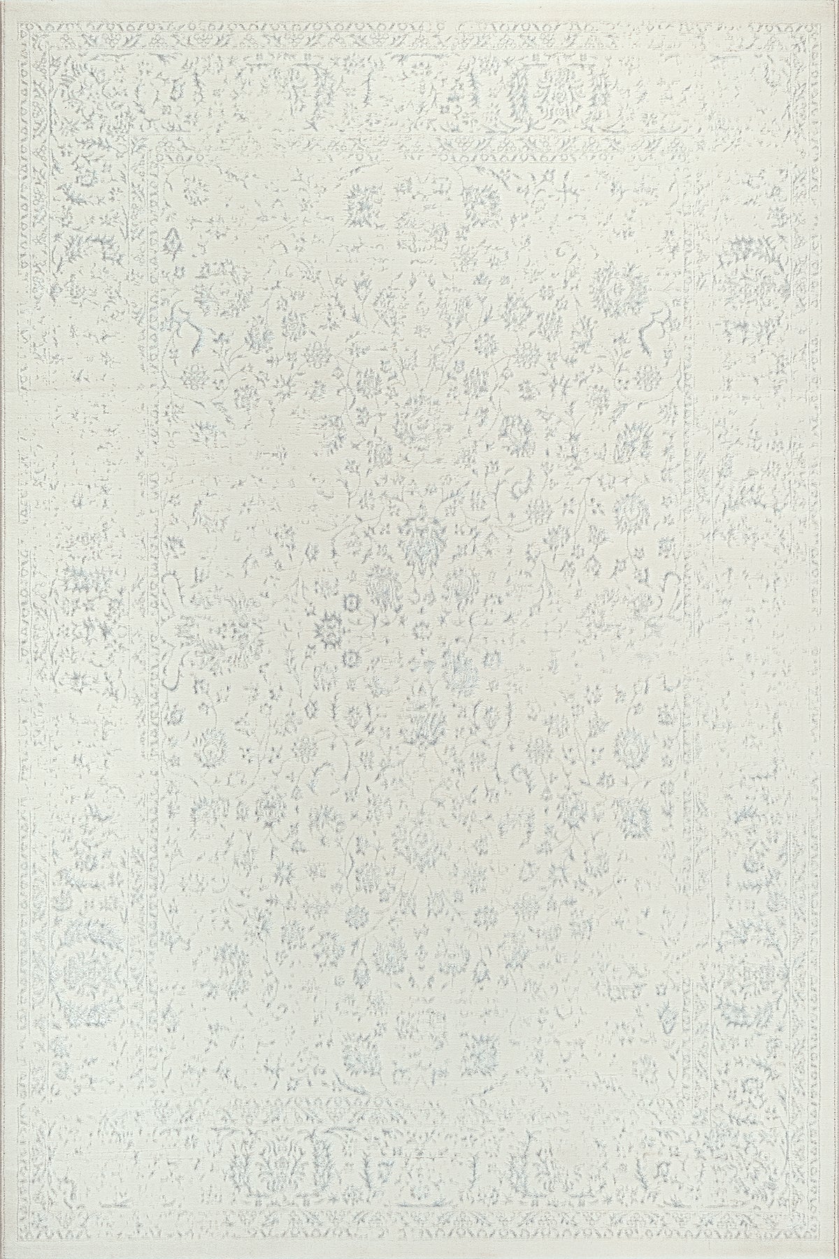 Vloerkleed Creation Crème – Fijn Dessin met 8 mm Pool – bovenaanzicht