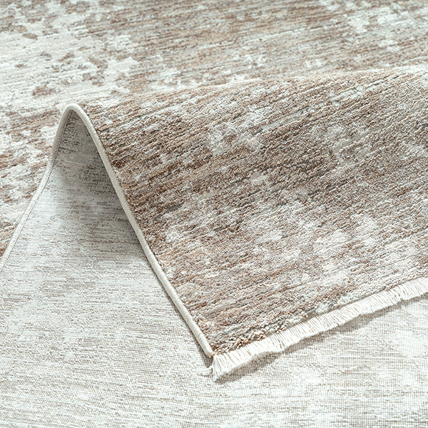 Vloerkleed Valeria 92244 Beige – rustig kleed voor woonkamer en hal – detail van de pool