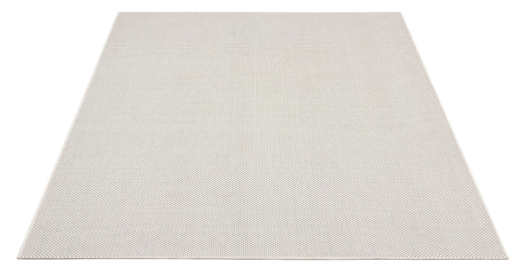Vloerkleed Maestro Crème – Waterafstotend Buitenkleed met Vlakke Weving – detail van de vlakke weving