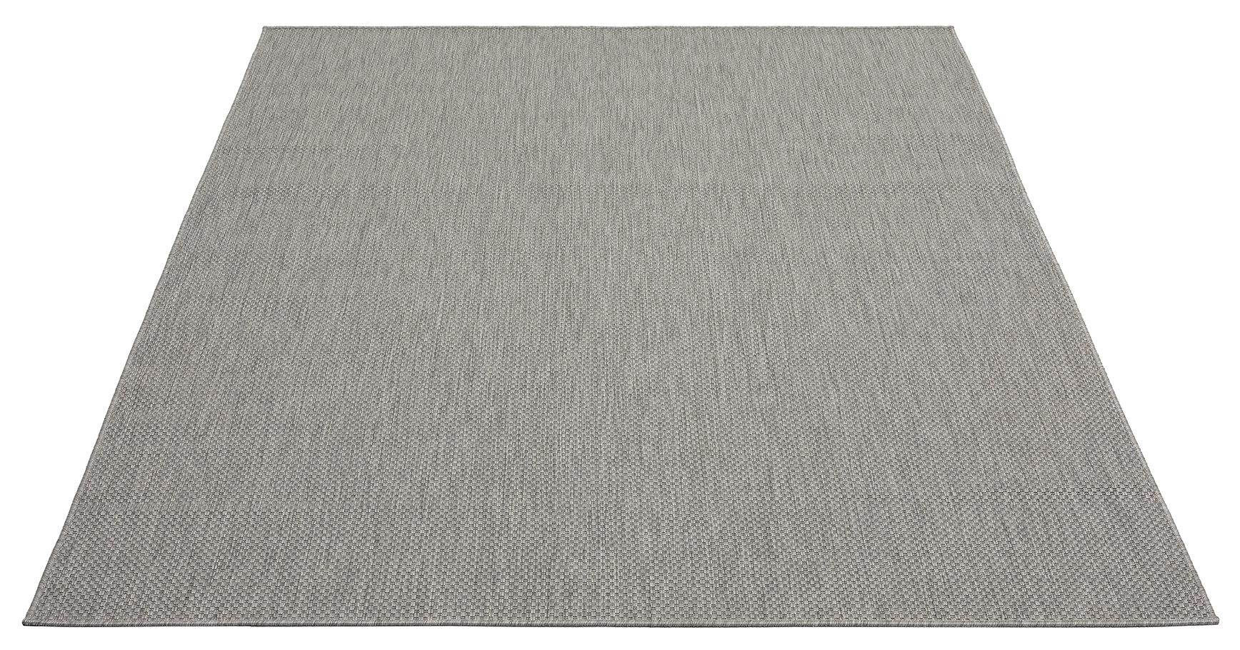 Vloerkleed Maestro Grijs – UV-bestendig Buitenkleed in Sisallook – detail van de pool