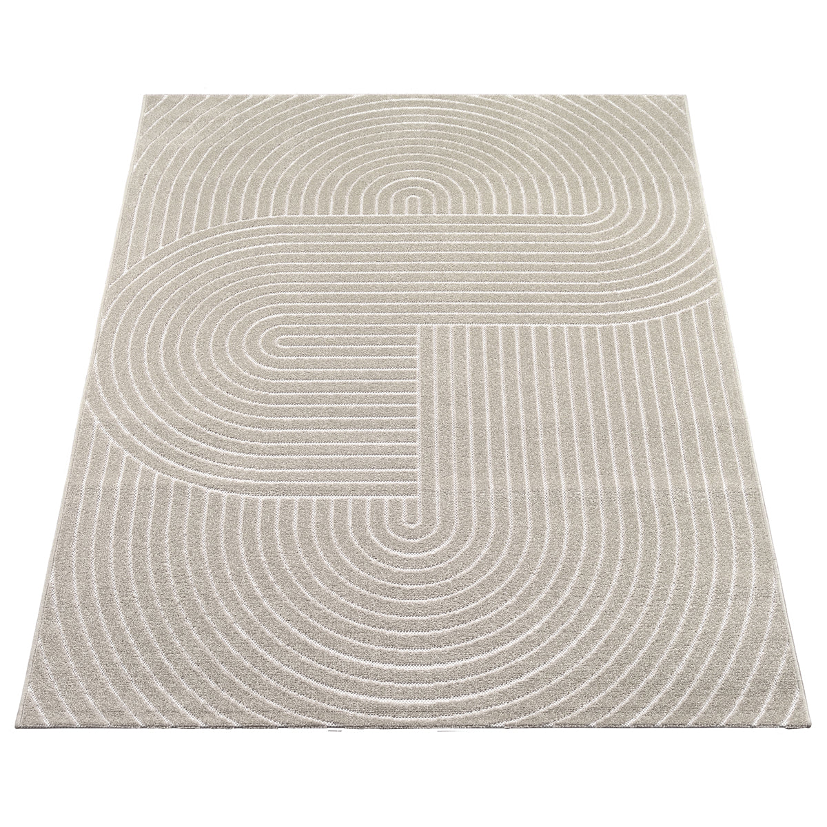 Vloerkleed Tenerife Plus 54221 Beige – Laagpolig Weefsel van 5 mm – detail van de pool