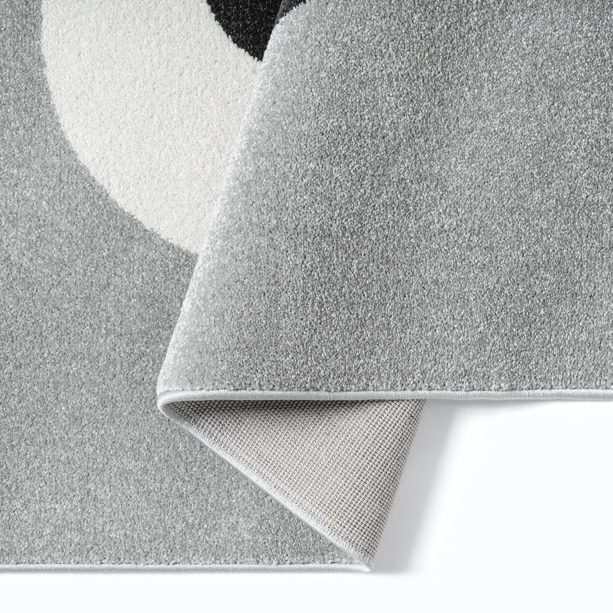 Vloerkleed Sound 40499 Grijs – neutrale vloerkleur die alles verdraagt – detail van de pool