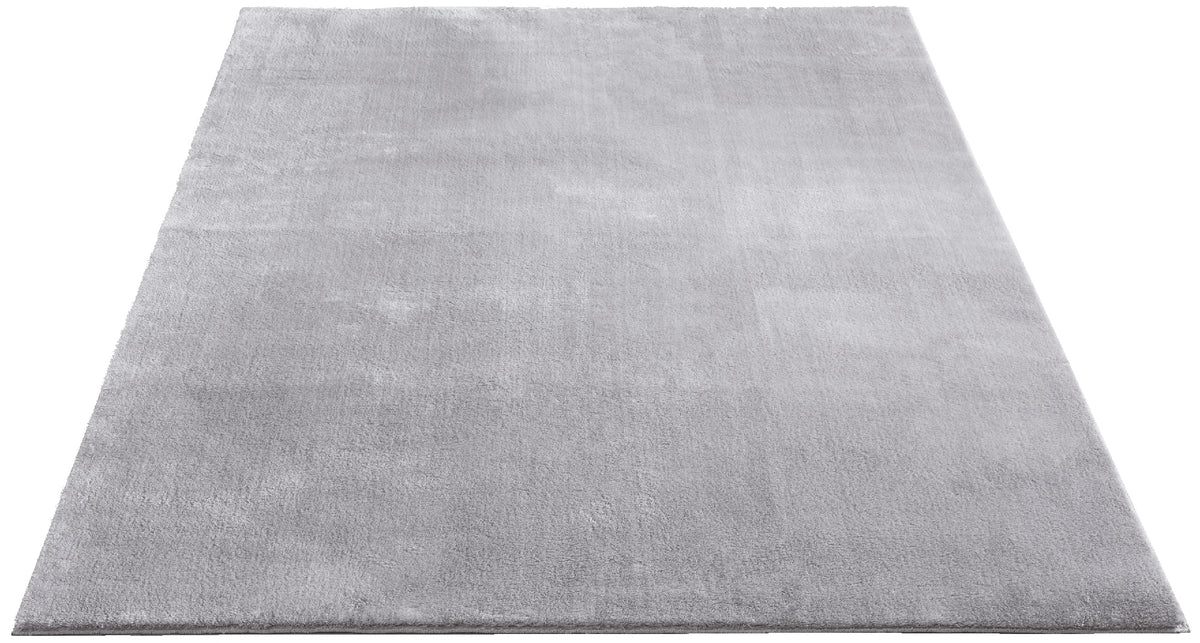 Vloerkleed Loft Washable Grijs – Wasbaar Vloerkleed in Rond, Ovaal en Vierkant – Action Back rugzijde van dichtbij