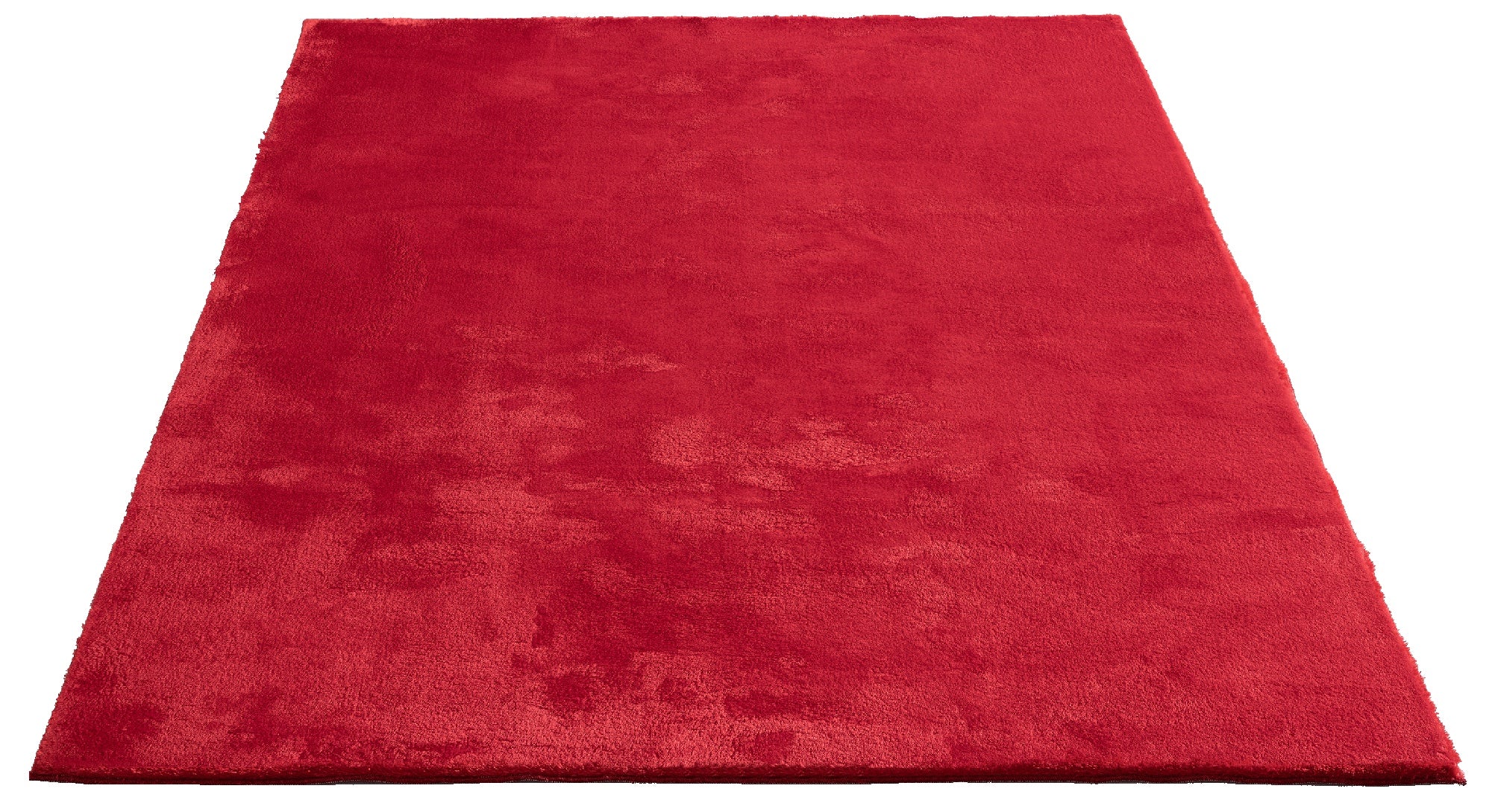 Vloerkleed Loft Washable Rood – Wasbaar Geweven Vloerkleed met 16 mm Pool – sfeerimpressie in de woonkamer
