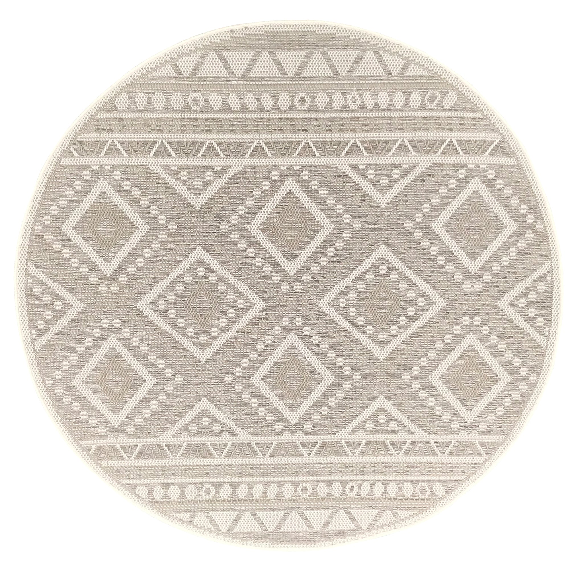 Vloerkleed Ottawa 22567 Beige – Vlak Buitenkleed tot 300x400 cm – sfeerimpressie op de veranda