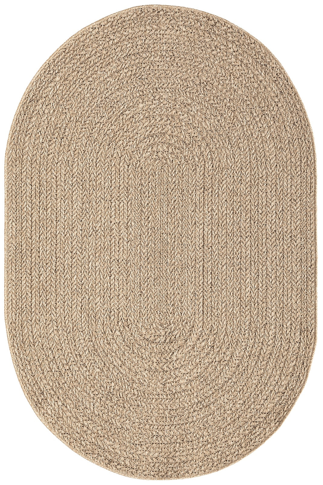 Vloerkleed Kenzy 5001 Naturel – Ook in Ovaal 140x200 cm – detail van de naturel structuur