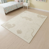Karpet24 Alina Kids – Schattig Dino Vloerkleed voor Kleine Avonturiers Crème