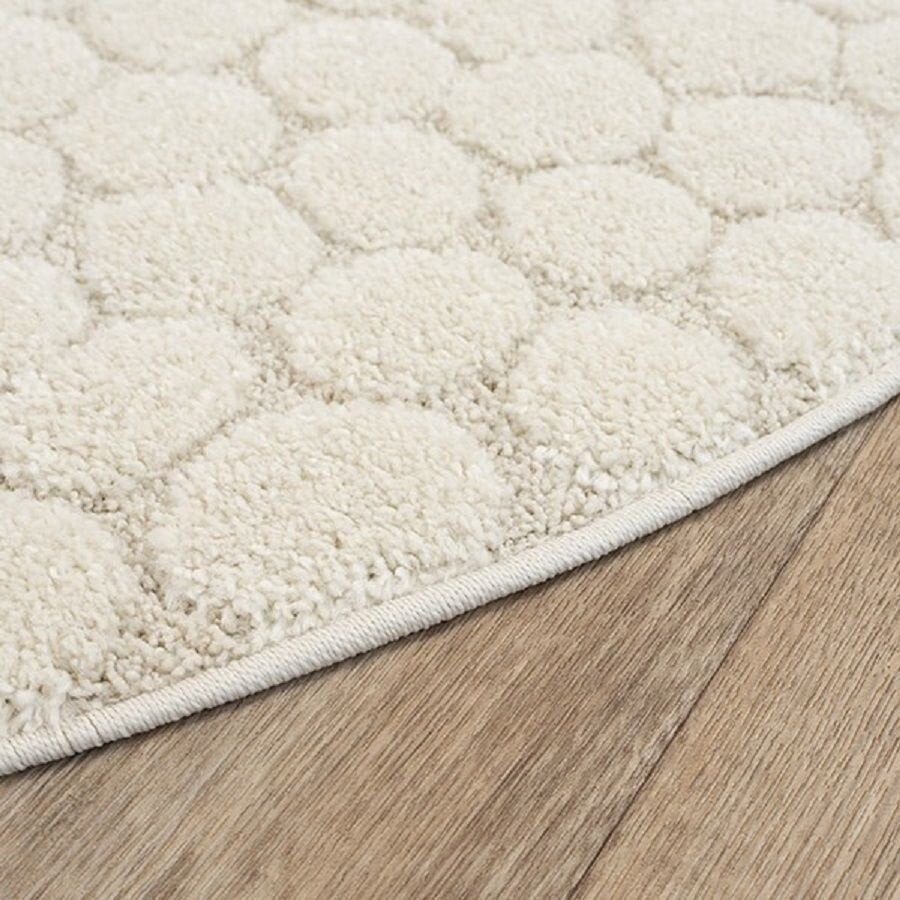 Karpet24 Alina Kids – Schattig -Ø 120 cm Rond Schaapdesign in Crème, Perfect voor de Kinderkamer — sfeerbeeld in interieur