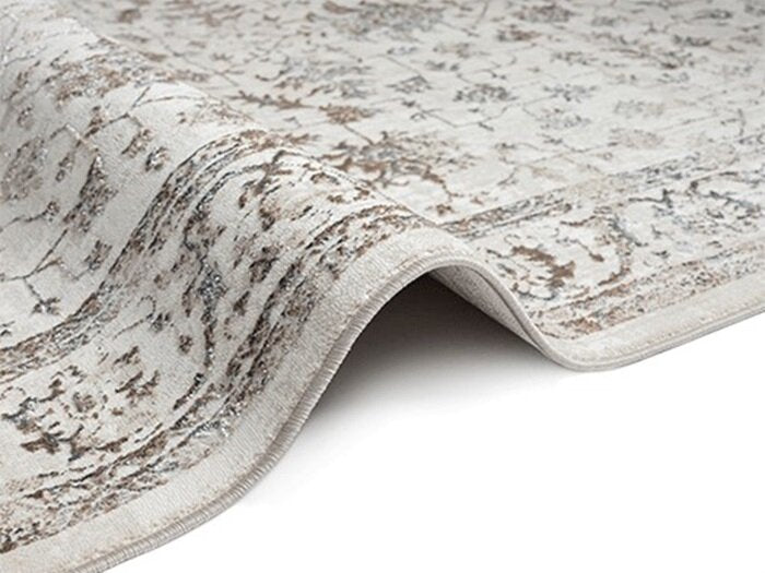 Karpet24 Creation - Luxe Crème Vloerkleed met Oosterse Stijl — hoek