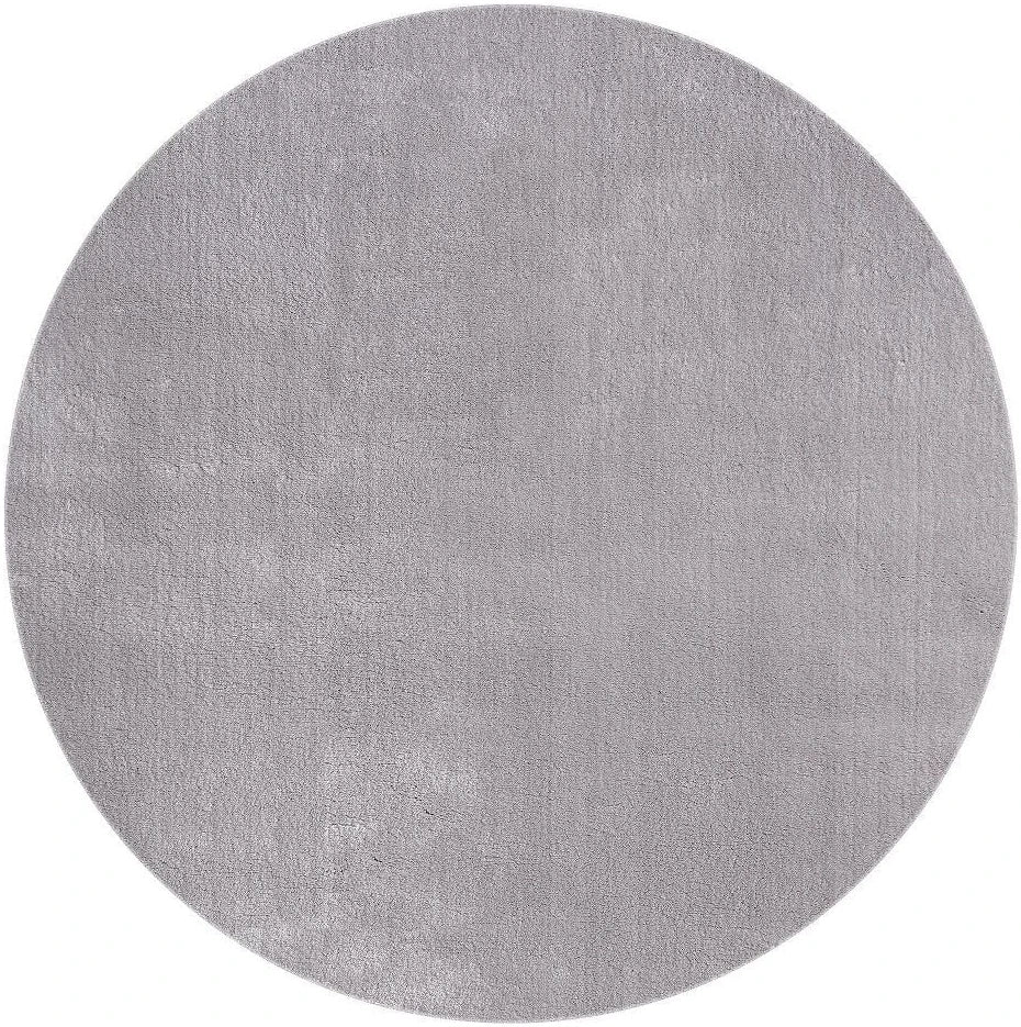 Karpet24 Loft – Luxe, Fluweelzacht Effen Vloerkleed in Grijs, Modern & Stijlvol - Vooraanzicht