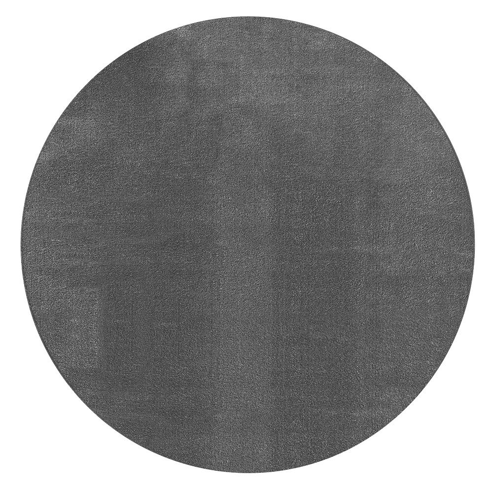 Karpet24 Loft – Luxe, Fluweelzacht Effen Vloerkleed in Antraciet, Modern & Stijlvol — detail weefsel