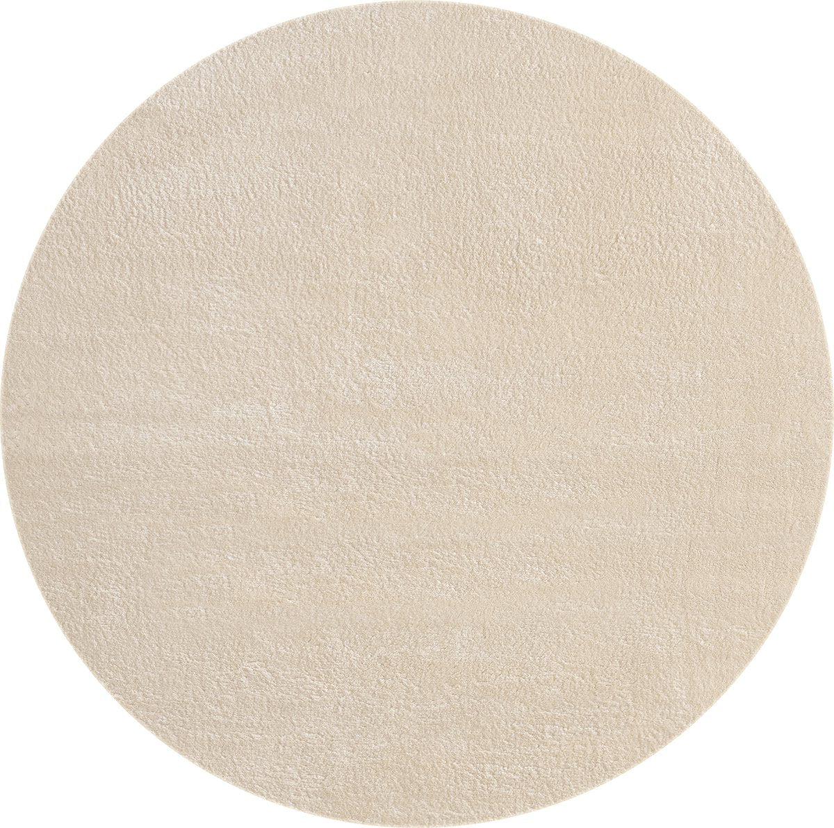 Karpet24 Loft – Luxe, Fluweelzacht Effen Vloerkleed in Beige, Modern & Stijlvol — hoek